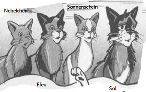 Sol und seine Geschwister der WolkenClan in Gefahr.png